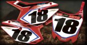DeCal Works Pre-Printed Number-Plate Backgrounds
