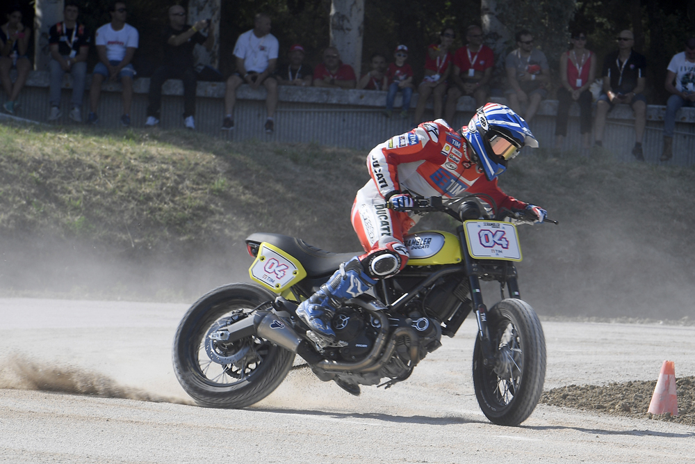 World Ducati Week 2016: Scrambler Flat Track Race with Andrea Dovizioso.