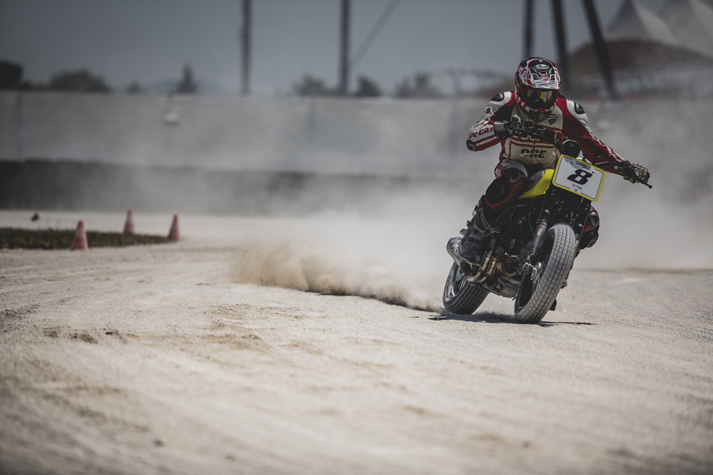 Participants can sign up for Ducati Flat Track School.