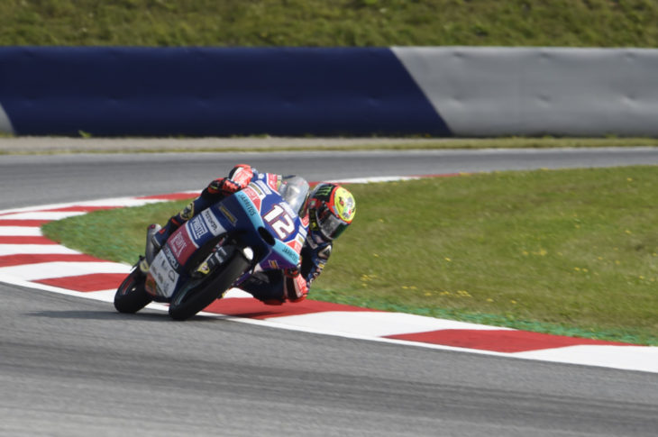 2018 Austrian Moto3 Saturday Results Bezzecchi