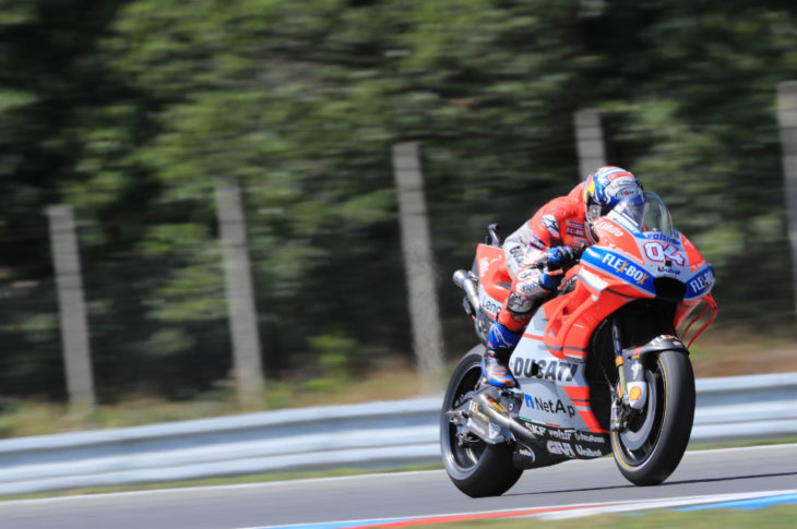 2018 Czech Republic MotoGP Saturday Results Dovizioso pole