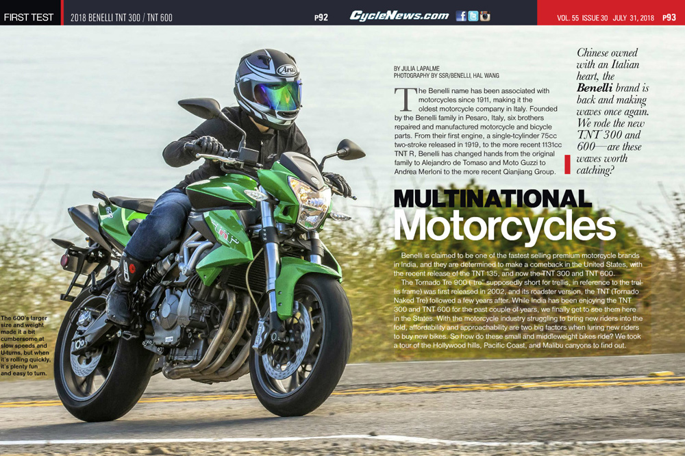 Chinese owned with an Italian heart, the Benelli brand is back and making waves once again. We rode the new TNT 300 and 600—are these waves worth catching?