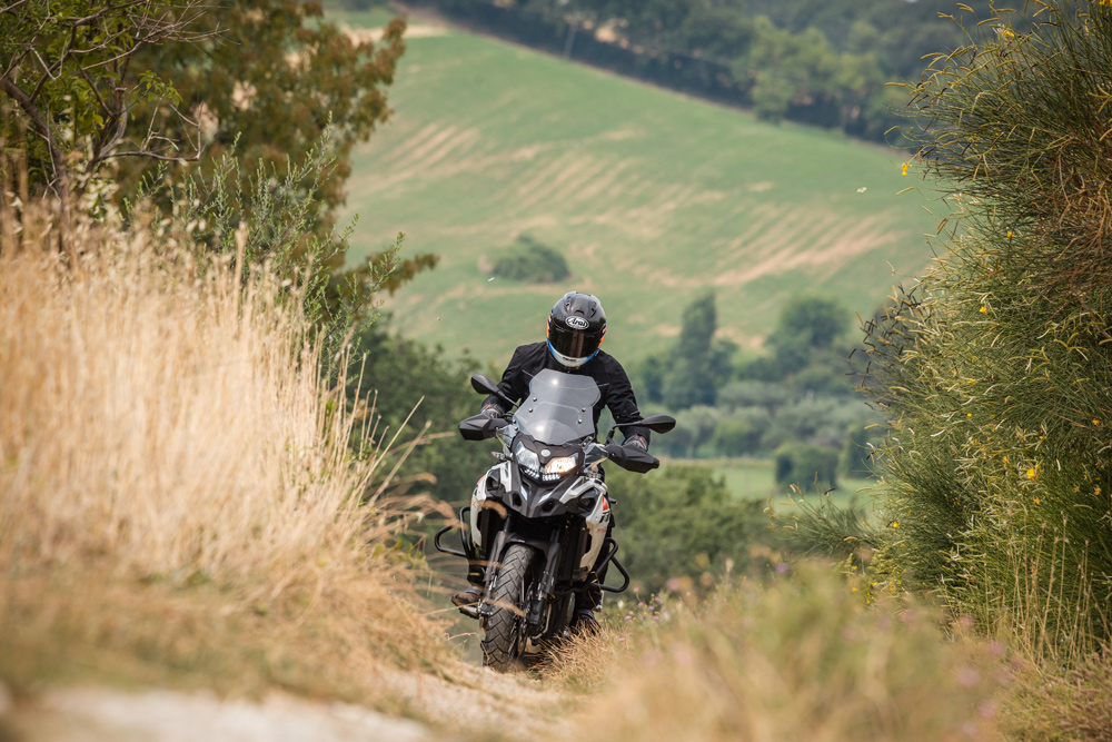 The engine is well engineered, refined and flexible, making the TRK 502X quite comfortable both on and off the road.