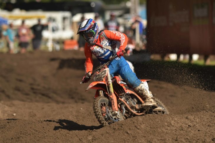 Caden Braswell won the Mini Sr. (12-14) class.