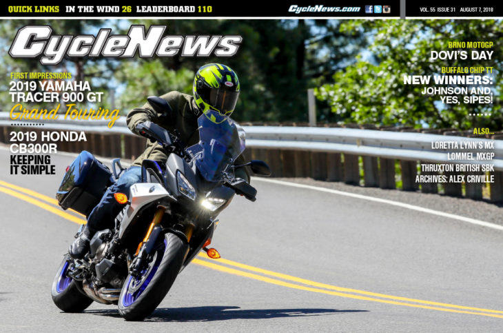 Cycle News magazine #31, August 7, 2018