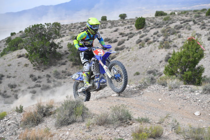 Winner Axel Pearson at the Muley Run National Hare & Hound