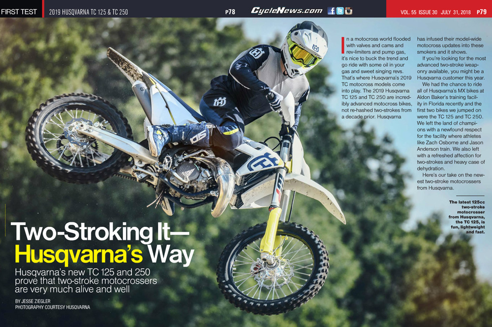 2019 Husqvarna TC 250 FIRST TEST Cycle News