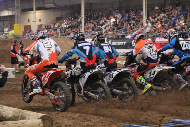 Main event start of the 2017 Arizona EnduroCross 