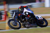 Harley-Davidson rider David Bourbeau will be among the contenders at AHRMA's "Shootout at the Barber Corral" at Barber Motorsports Park in October. Photo by etechphoto.com
