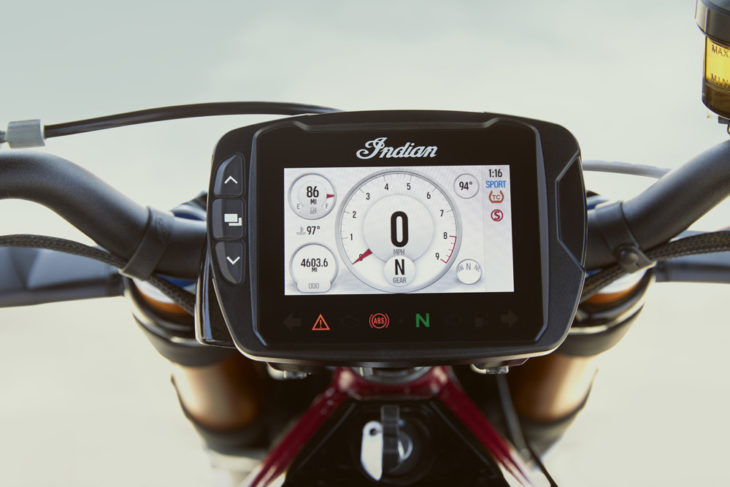 2019 Indian FTR1200 and FTR1200 S First Look dash