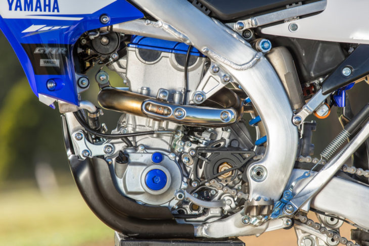 There are many engine updates to the 2019 WR450F