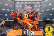 Alex Dumas and the KTM Orange Brigade Team Clinch MotoAmerica Junior Cup Championship