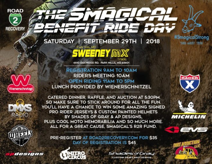 Smagical Benefit Ride Day at Sweeney’s MX Playground
