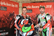 Max Biaggi and Loris Capirossi at Aprilia Racers Days