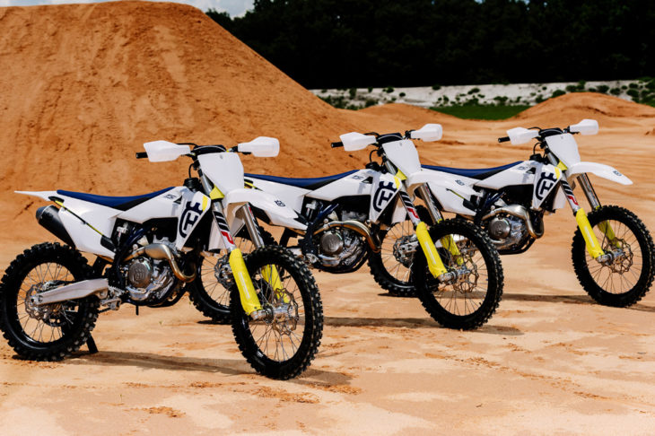 The 2019 lineup of Husqvarna four-stroke motocross machines is the most advanced class of MX bikes the gun-sight branded brand has ever produced.