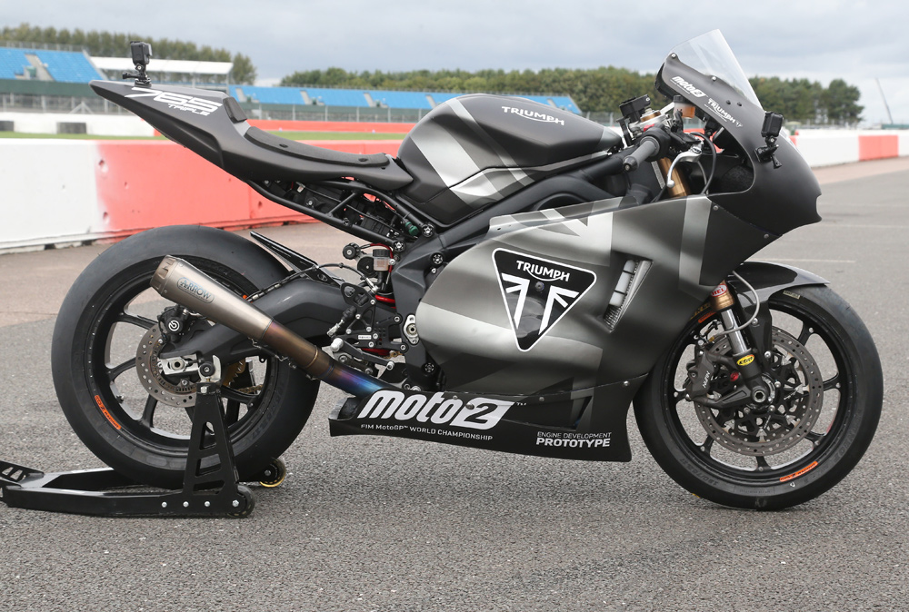 Triumph Moto2 Prototype Racer Test Cycle News
