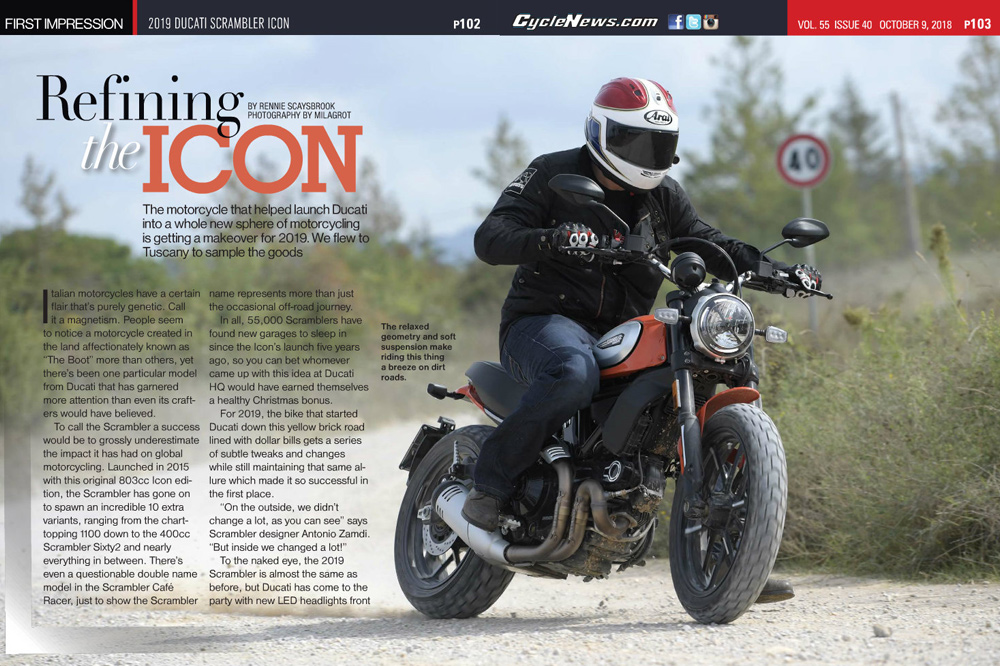 The motorcycle that helped launch Ducati into a whole new sphere of motorcycling is getting a makeover for 2019. We flew to Tuscany to sample the goods