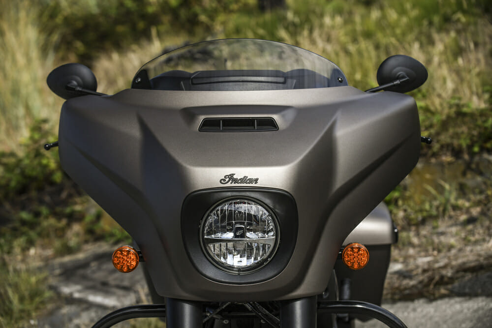 The designers gave the Dark Horse a new fairing for a slimmer look.