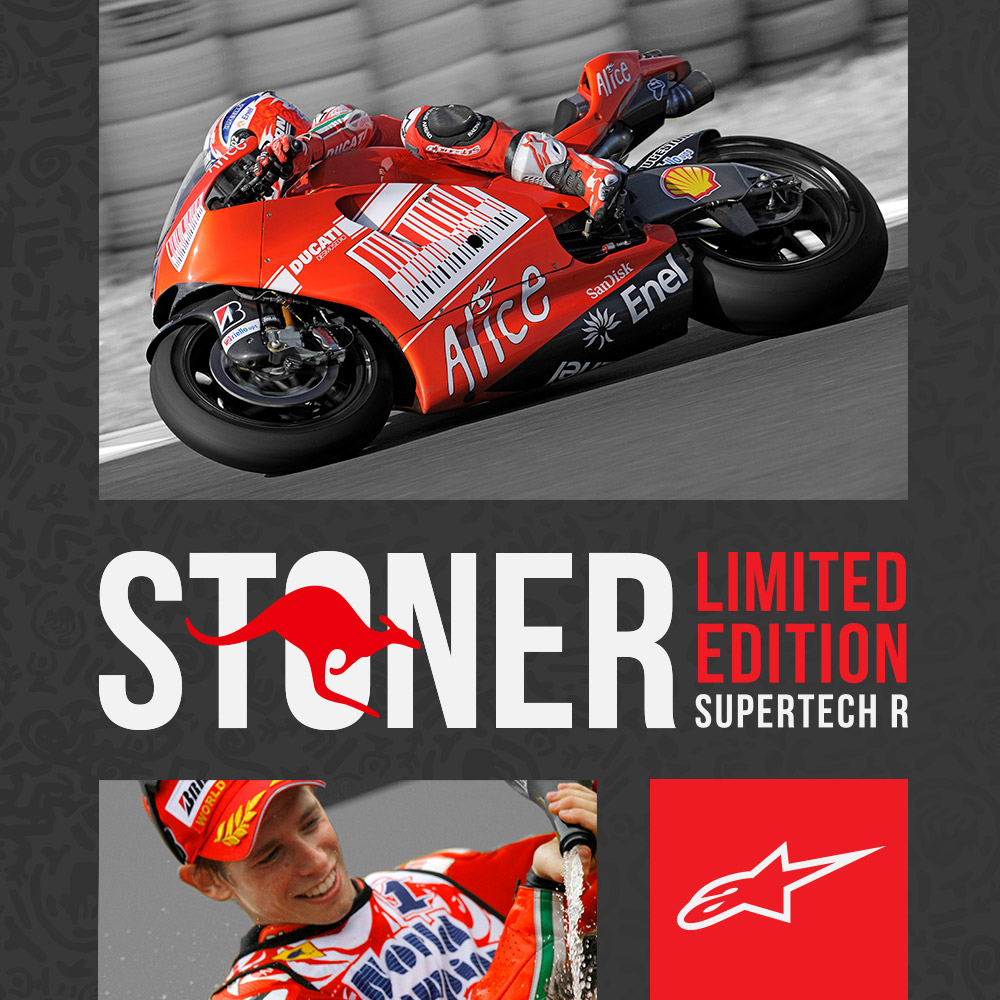 Alpinestars supertech hot sale r stoner