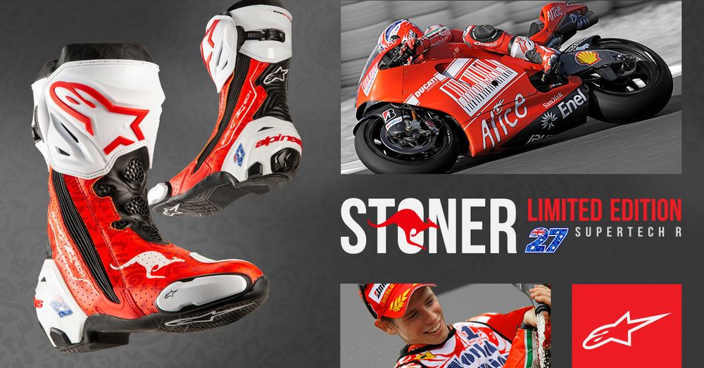 Alpinestars Presents Limited Edition Stoner Supertech R Race Replica Cycle News