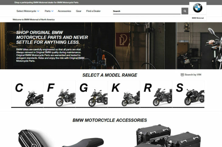 BMW Motorrad USA Launches E-Commerce Site For Parts, Accessories And Rider Gear