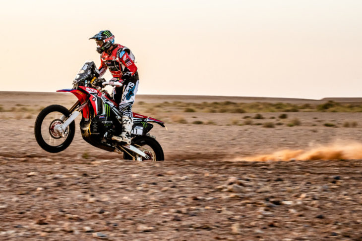 Ricky Brabec won the final stage at the Morocco Rally 2018.
