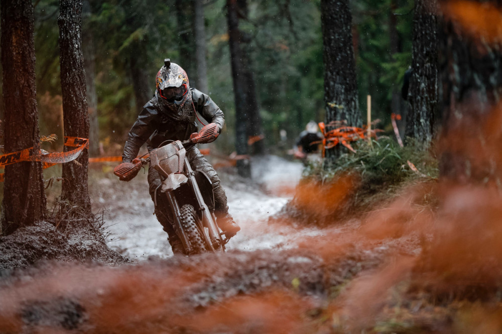 Josep Garcia successfully endured the cold, wet conditions to finish 12th.