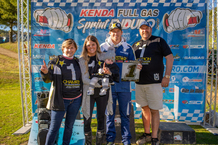 Josh Strang at the 2018 Full Gas Sprint Enduro in West Virginia.