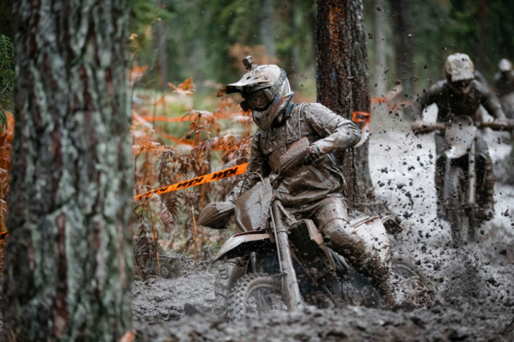 Red Bull KTM Factory Racing’s Taddy Blazusiak has finished in an excellent fourth position at round seven of the 2018 World Enduro Super Series