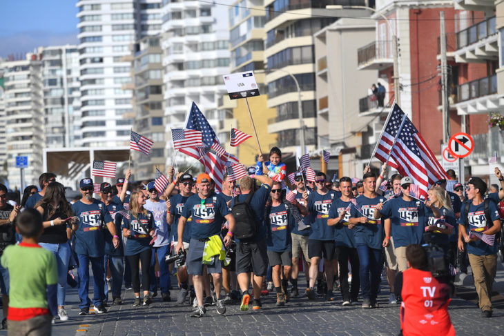 2018 ISDE opening ceremonies in Chile.