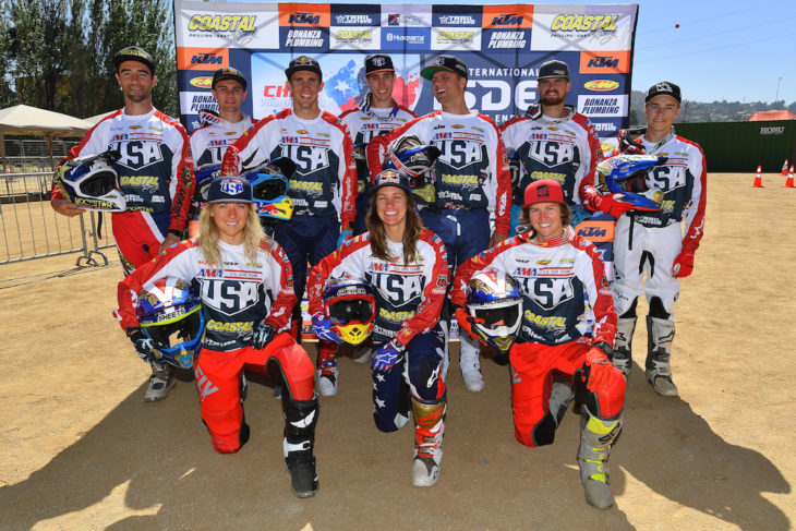 Team USA World Trophy riders.