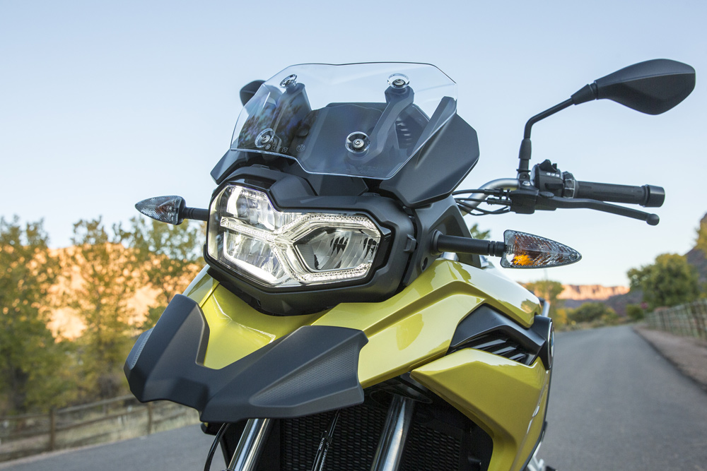 LED headlight and taillight abounds with the 750.