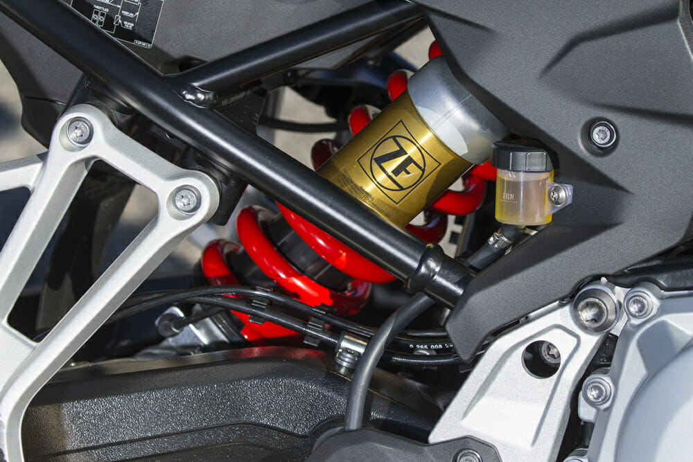 Dynamic ESA will allow on-the-fly rear suspension changes.