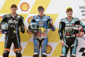 Marini, Alex Marquez, Quartararo, Malaysian Moto2 2018