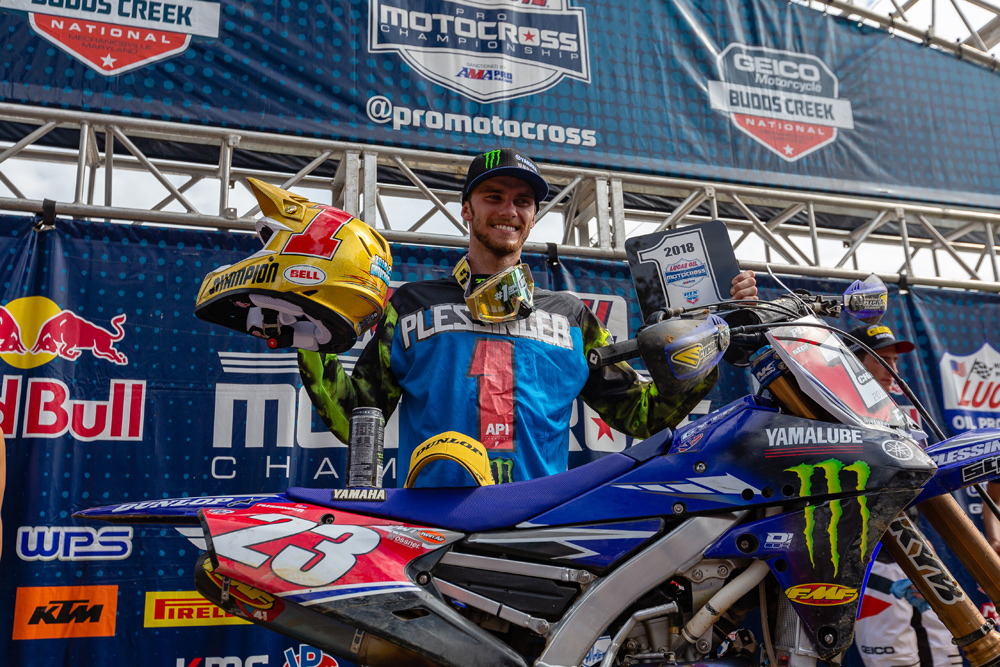 2018 was a year that dreams are made of for Aaron Plessinger. Within 12 months, the 22-year-old won both the 250SX West and 250MX Championships, was selected to the U.S. MX des Nations team, got engaged, and experienced the birth of his first child.