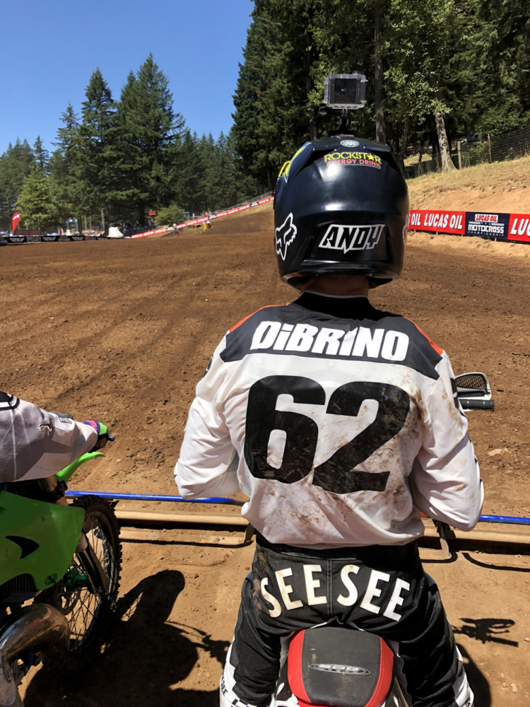 Staring down the start at Washougal, 2017.