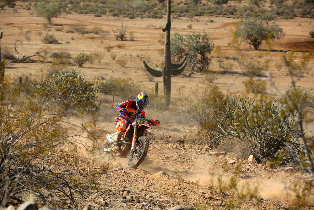From Italy to the Arizona desert, the Italian enjoyed the challenges of a new style of off-road racing.