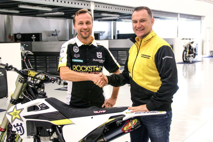 Rockstar Energy Husqvarna Factory Racing MXGP Partner With Dunlop