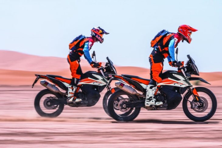 The Top 10 Street Bikes We Can’t Wait to Ride in 2019 KTM 790 Adventure side ride