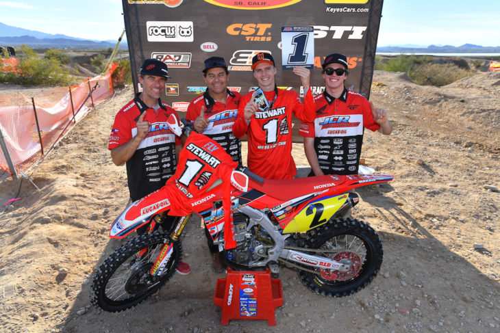 Trevor Stewart and JCR Honda win the 2018 AMA District 37 Big 6 Grand Prix/WCGP Championship