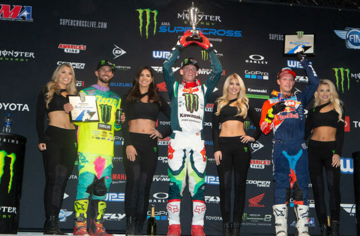 Adam Cianciarulo won the 250SX main in Arizona. Photo:BrownDog Wilson
