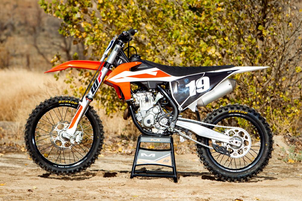 2019 KTM 250-SX-F MX Bike.