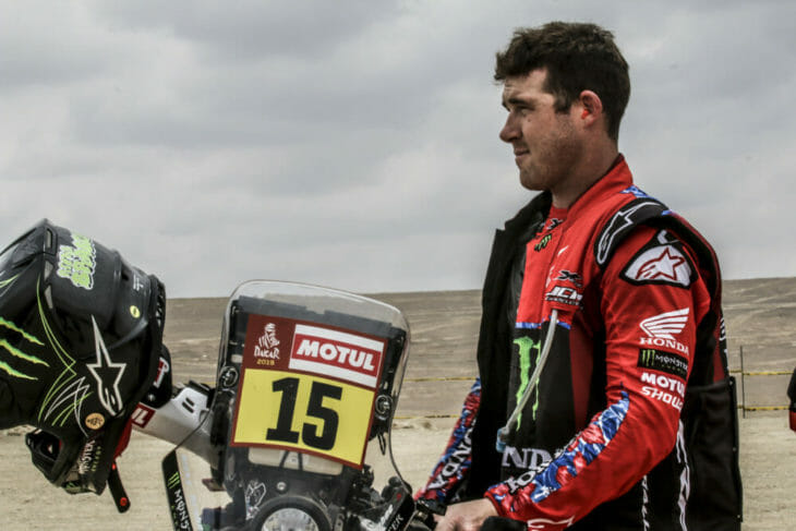 2019 Dakar Rally Ricky Brabec Monster Energy Honda