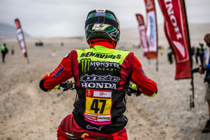 2019 Dakar Rally Kevin Benavides Monster Energy Honda