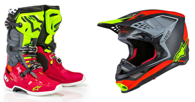 アイムホリックS fti Always スターチーム Alpinestars Anaheim 19 Limited Edition Helmet and Boots - Cycle News