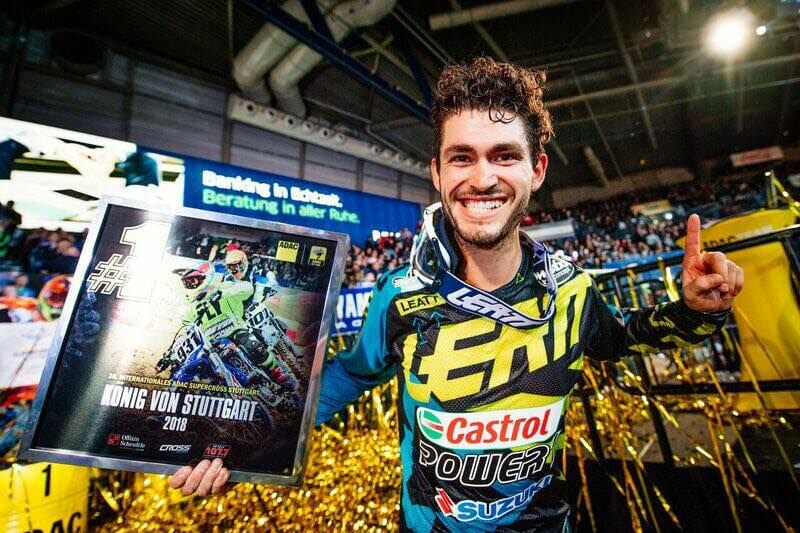 Cole Martinez was crowned the King of Stuttgart at the ADAC Supercross in Germany.