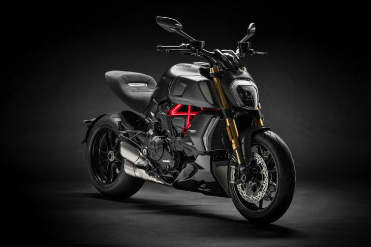 The Ducati Diavel 1260 is expected in North American Ducati dealerships in April.