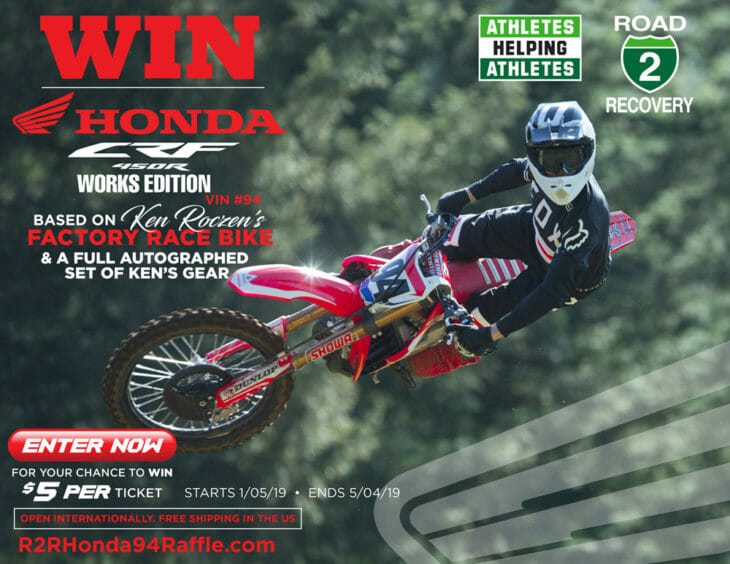 Enter For a Chance to Win This CRF450R Works Edition Bike