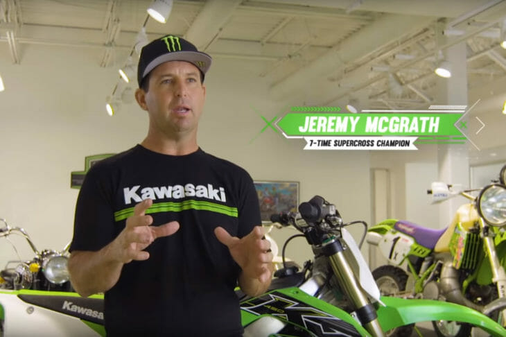 Jeremy McGrath introduces Kawasaki's latest video in the Science of Supercross series