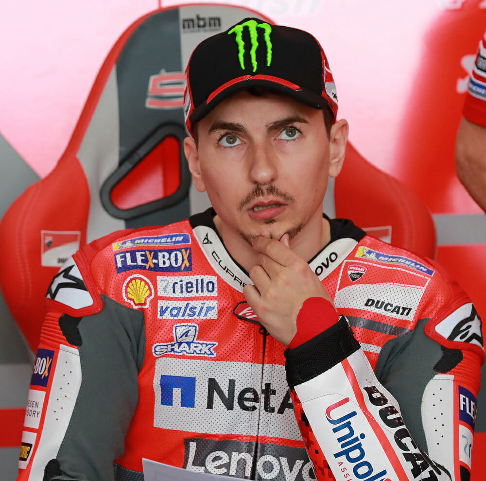 If you were Jorge Lorenzo, what would your New Year’s resolution be?
